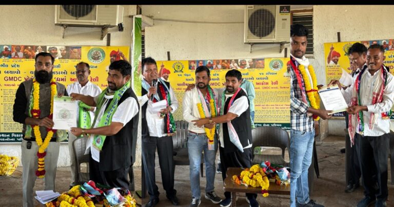 BTP અને ભારત ટ્રાયબલ સંવિધાન આદિવાસી ટાઈગર સેનાના હોદ્દેદારોની વરણી