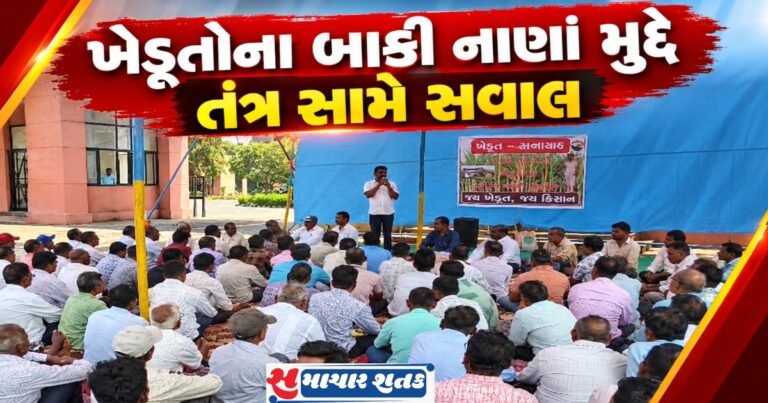 તાપી: ચૂંટણી સમયે “ફૂફાડા મારી” વોટ માંગતા નેતાઓ ખેડૂતોને બાકી નિકળતા પૈસા અપાવવામાં નિષ્ફળ